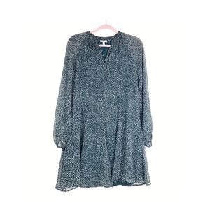 Joie Dress Balloon SleevesArctic Animal spot Green